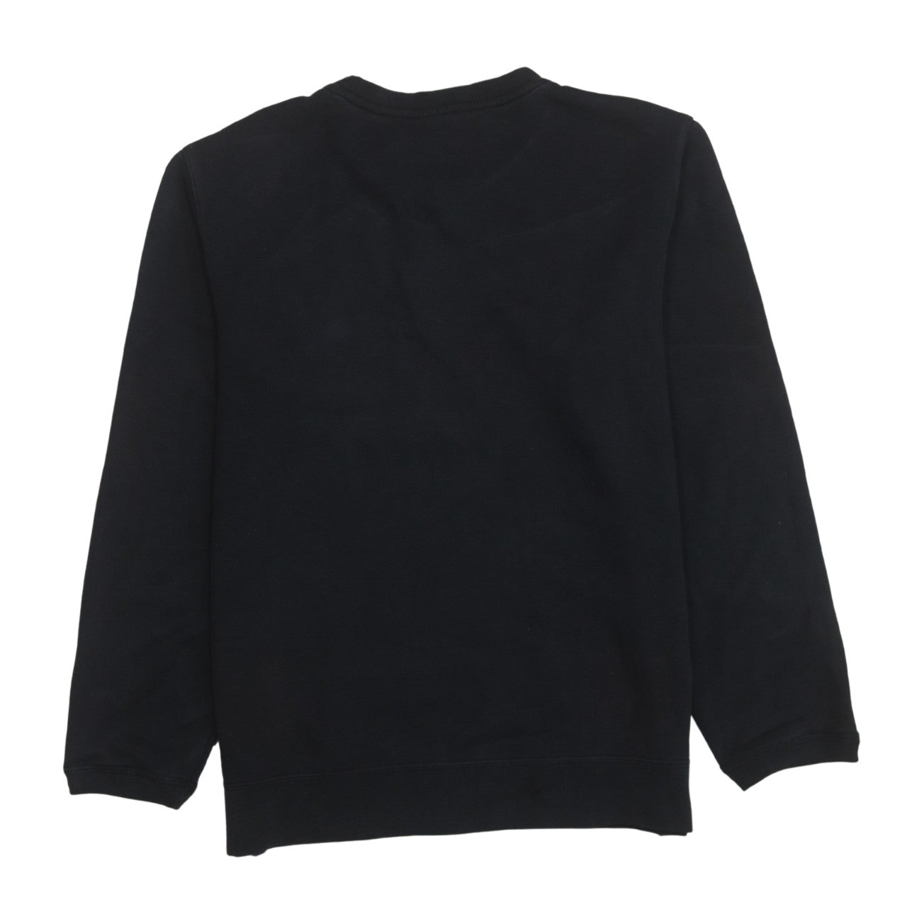 Champion Men's Black Small Crew Neck Fleece Pullover Sweatshirt