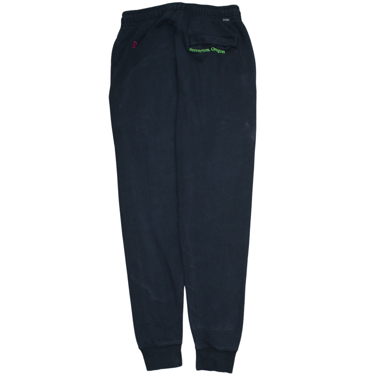 Nike Men's Black Jogger Sweatpants S Regular Fit Fleece Tapered
