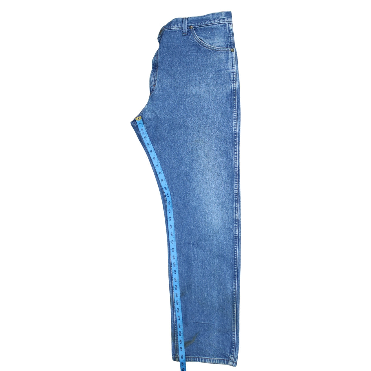 Wrangler Men's Blue Regular Fit Straight Jeans 40W 34L