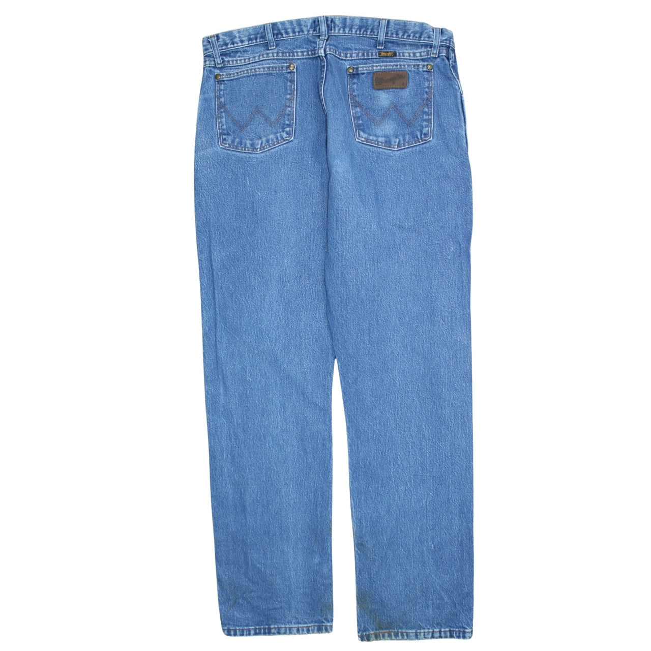 Wrangler Men's Blue Regular Fit Straight Jeans 40W 34L