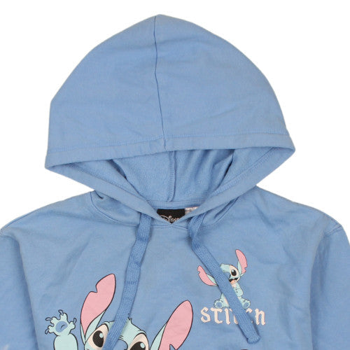 Disney Girls Blue Stitch Pullover Hoodie 7-9 Years Hooded Sweatshirt
