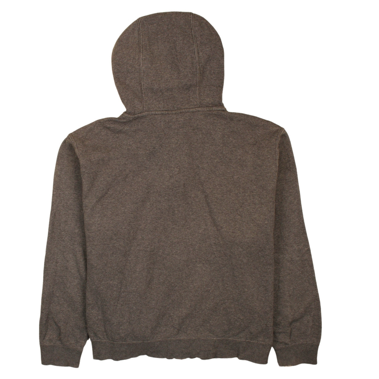 Nike Men’s Grey Full Zip Hoodie L Regular Fleece Sweatshirt
