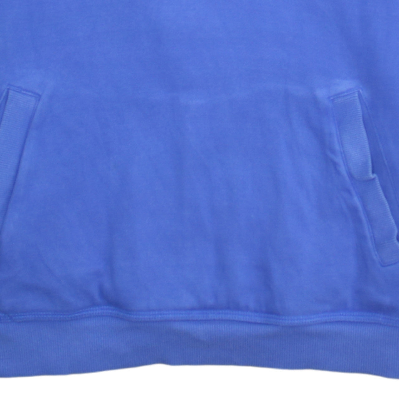 Adidas Womens Blue Pullover Hoodie Size 18 Logo Print Cotton Blend