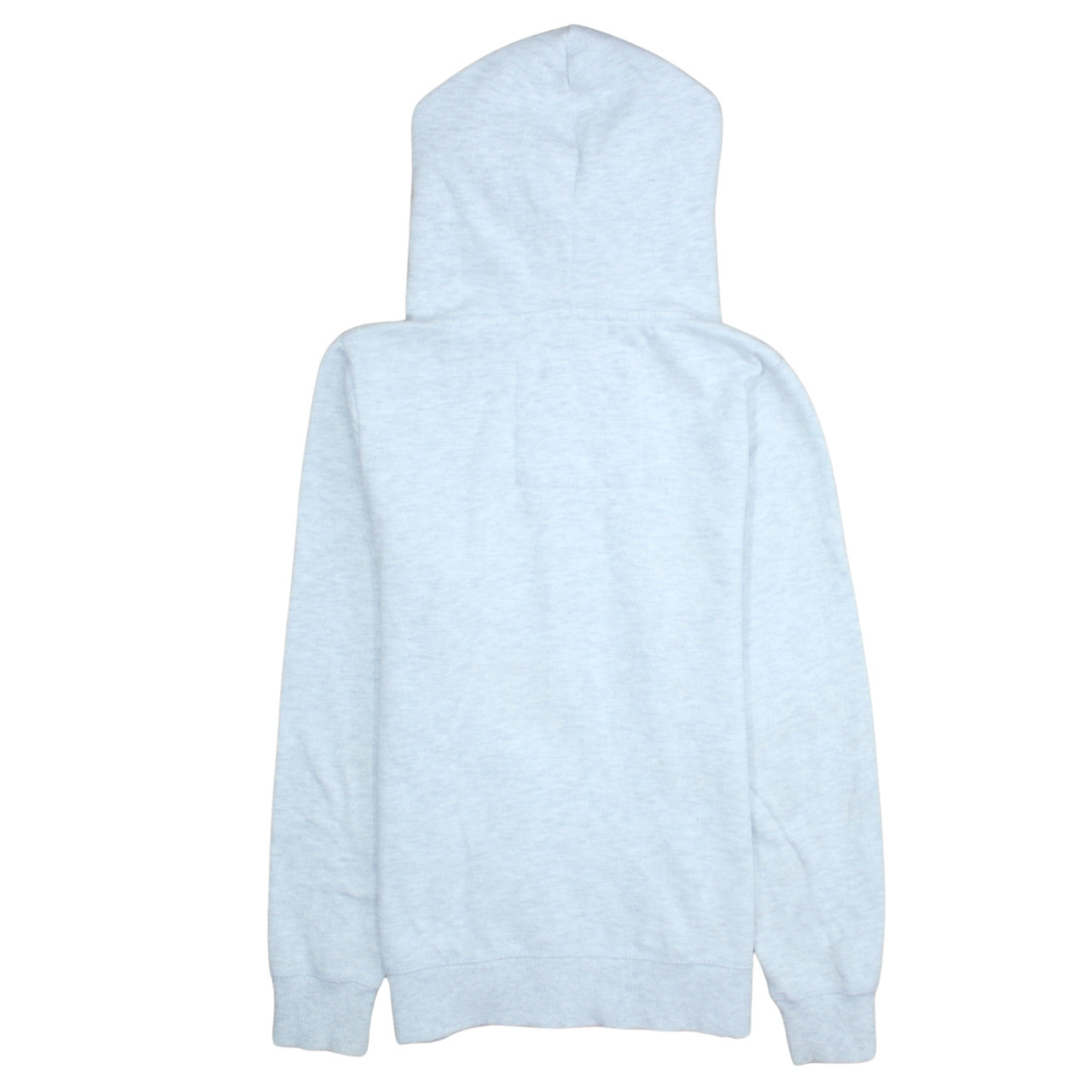 Diesel Womens Light Grey Full Zip Hoodie Size L Cotton Blend