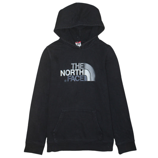 The North Face Boys Black XL Pullover Hoodie 100% Cotton Logo Design