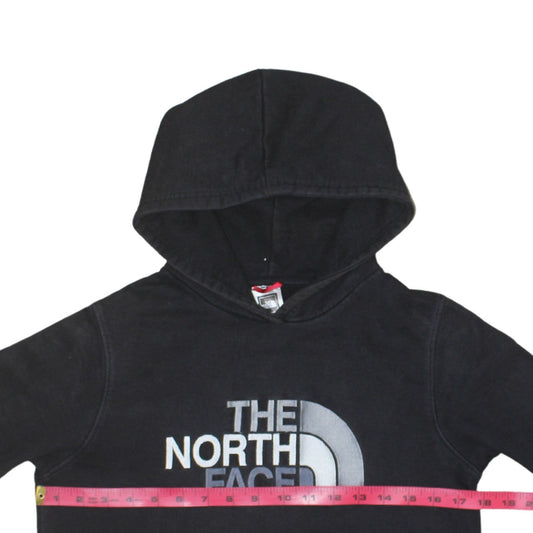 The North Face Boys Black XL Pullover Hoodie 100% Cotton Logo Design