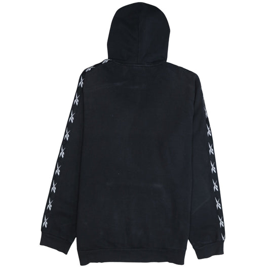 Reebok Men's Black Pullover Hoodie M Logo Sportswear