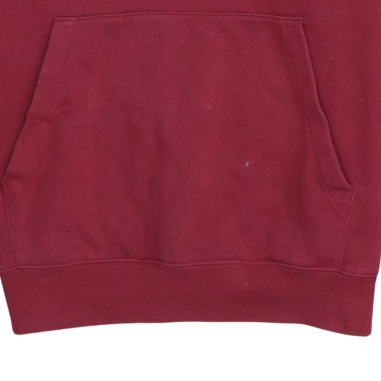 Champion Men's Red Pullover Hoodie Size L Logo Tape Sportswear