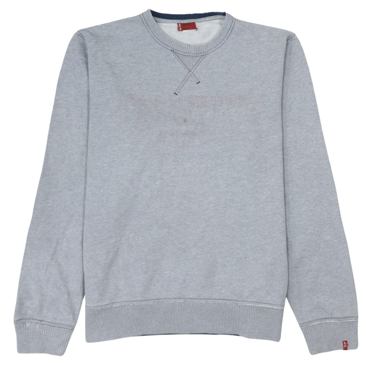 Levi's Men's Grey Crew Neck Pullover Sweatshirt Medium