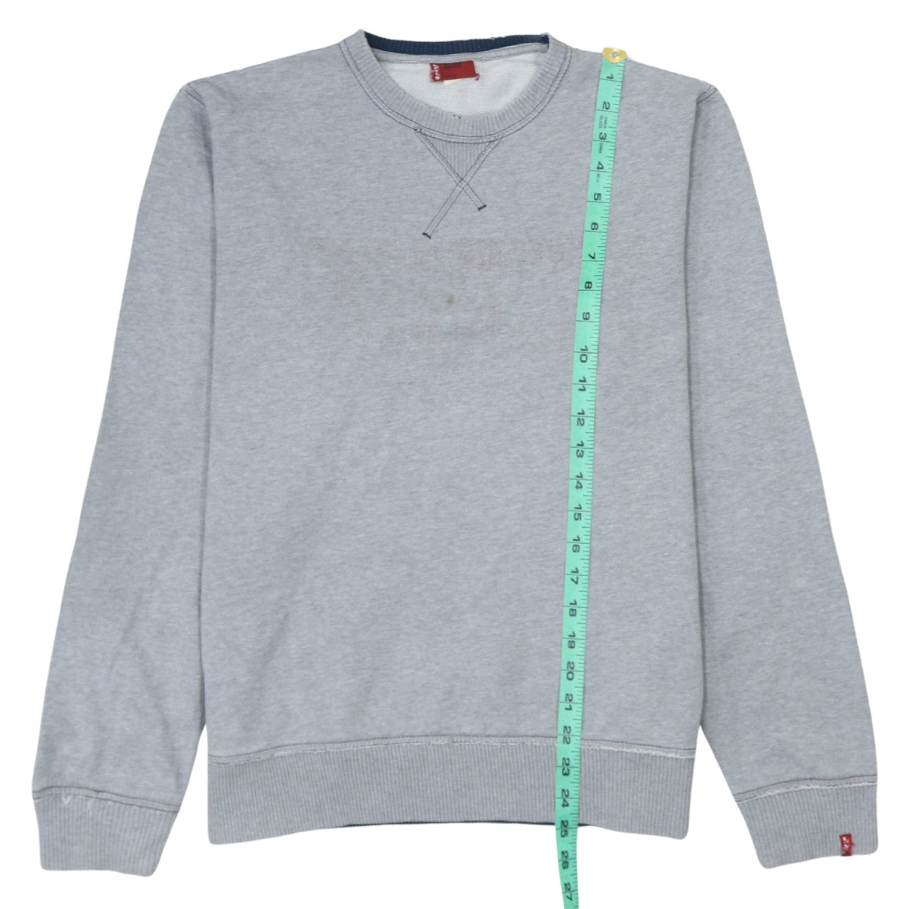 Levi's Men's Grey Crew Neck Pullover Sweatshirt Medium