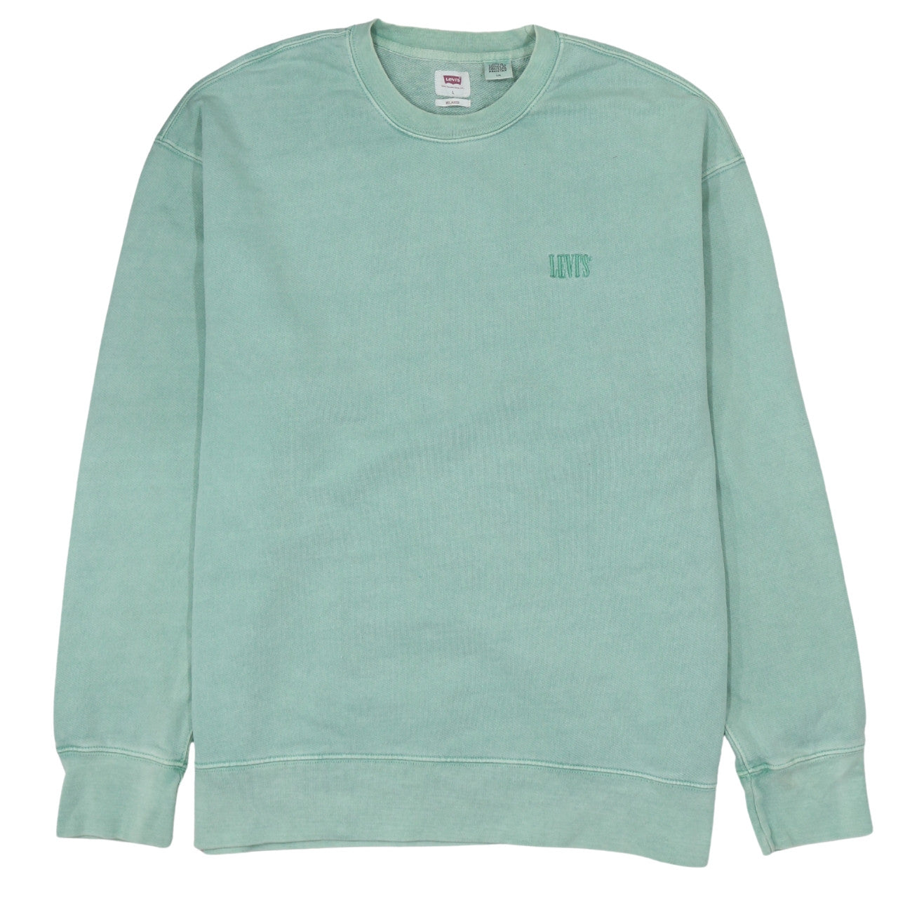 Levi's Men Green Relaxed Pullover Sweatshirt Size L