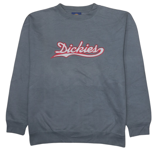 Dickies Men's Blue XL Pullover Sweatshirt Crew Neck Logo Graphic