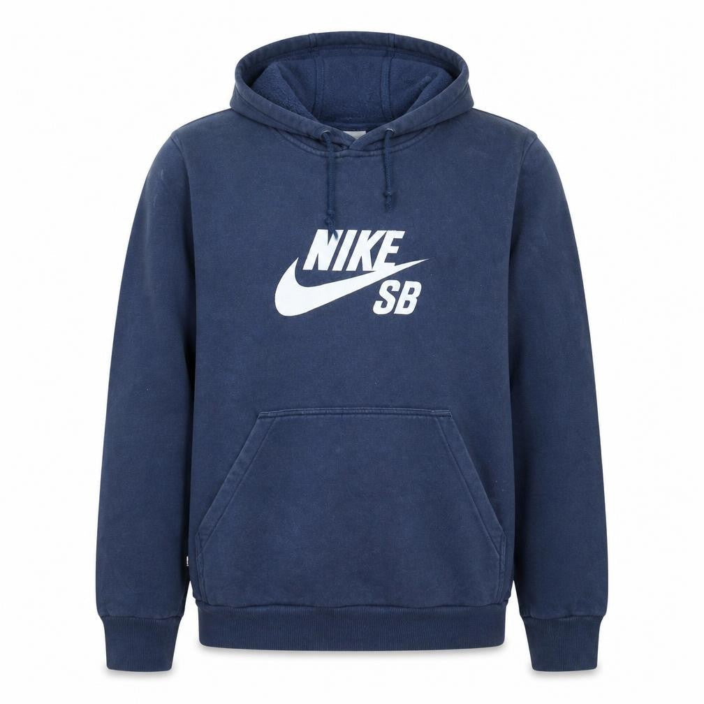 Nike SB Mens Blue Pullover Hoodie Medium Regular Fit Fleece