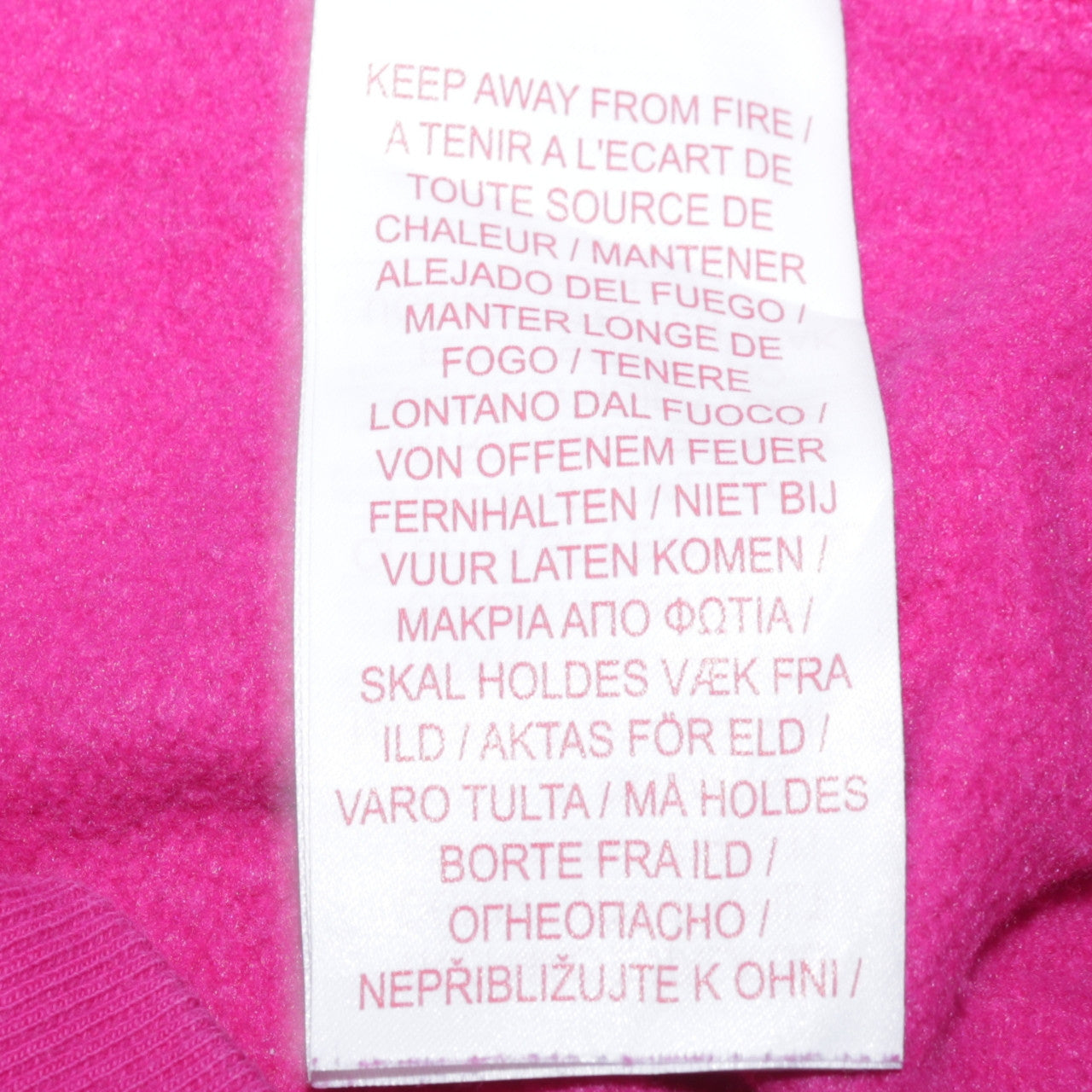 Nike Girls Pink Crew Neck Pullover Sweatshirt Size S 128–137cm