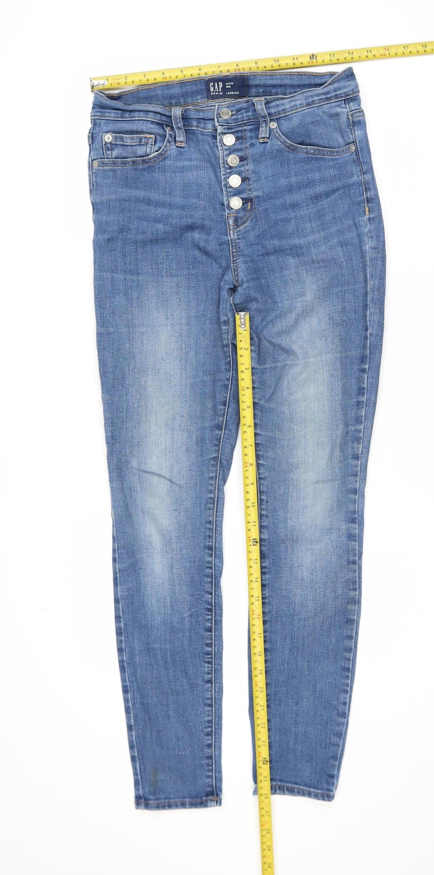 GAP Women’s Blue Stretch Denim Jegging Jeans Size 4 Regular