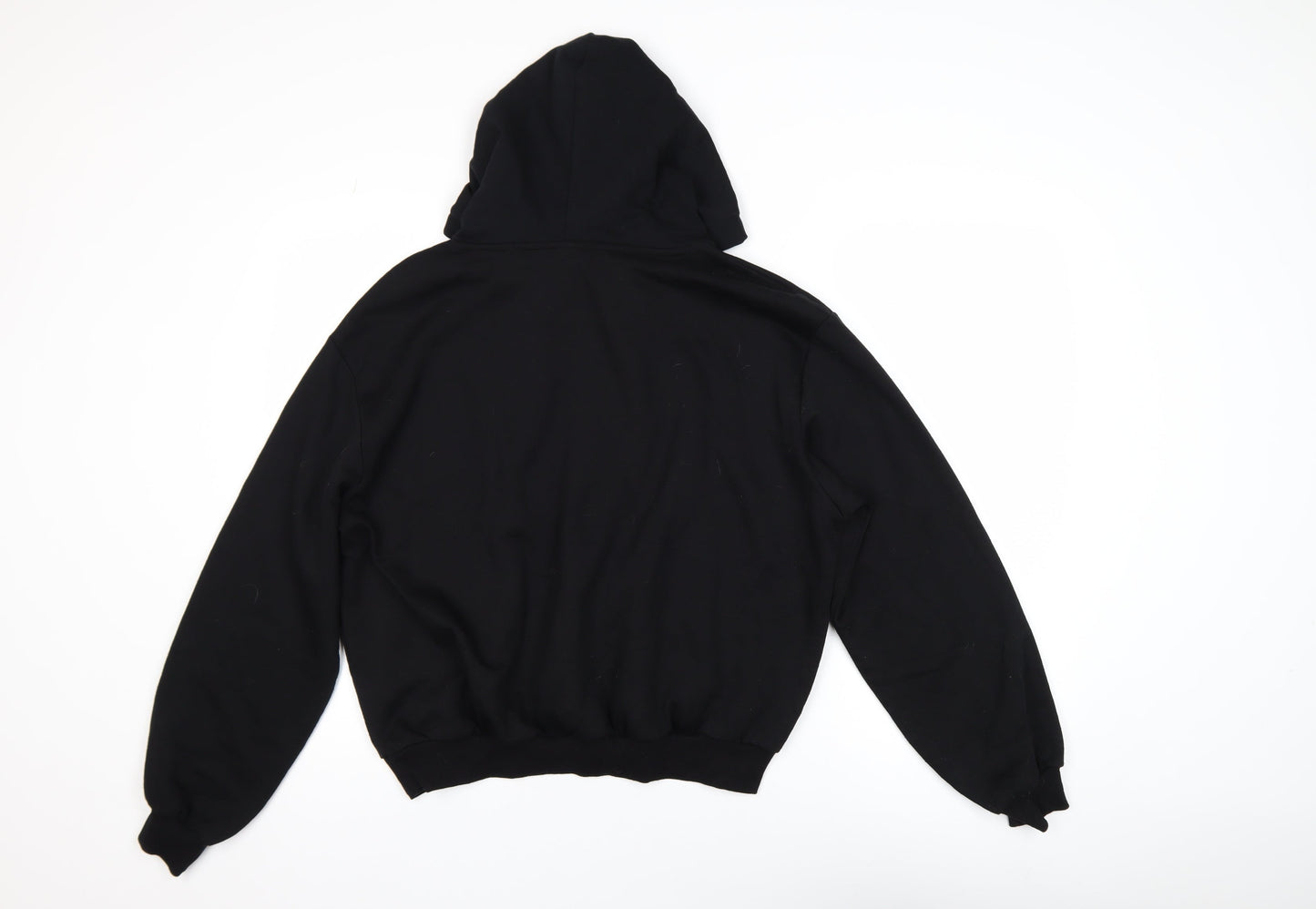 H&M Divided Boys Black MGM Graphic Pullover Hoodie Size L Cotton Blend