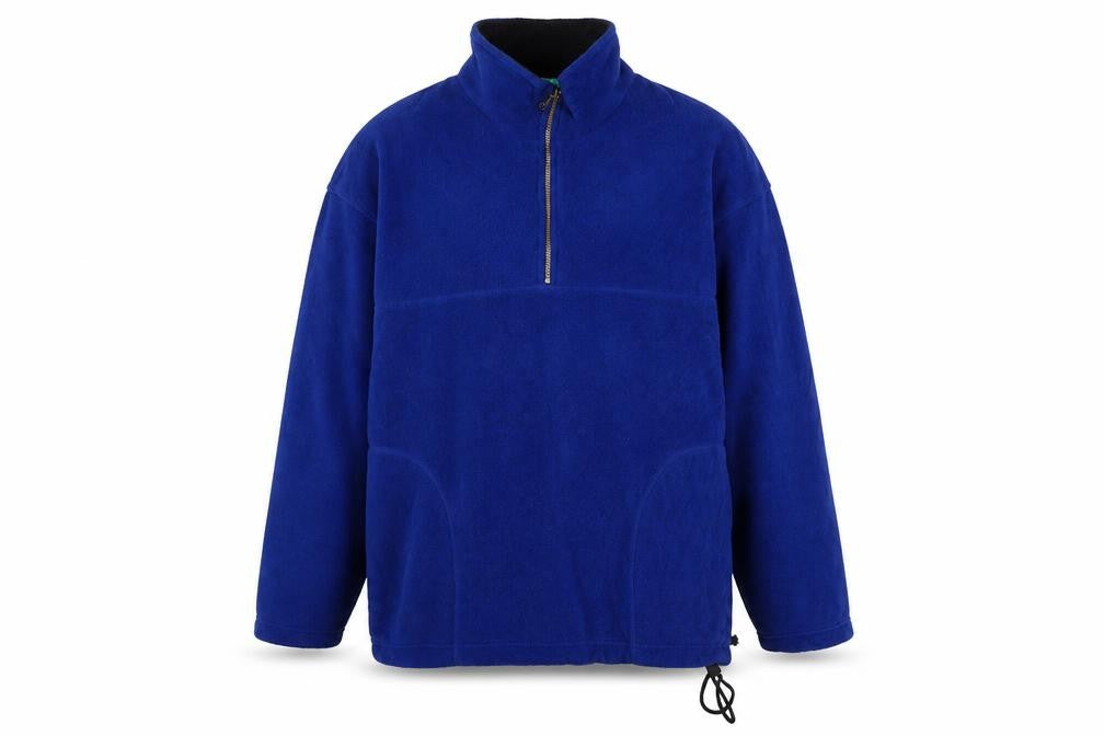 St. Bernard Sport Men's Blue Fleece 1/2 Zip Pullover Sweatshirt M