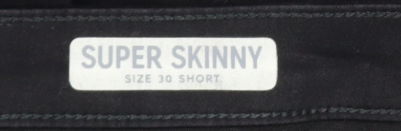 Marks and Spencer Women Black Size 30 Super Skinny Shorts