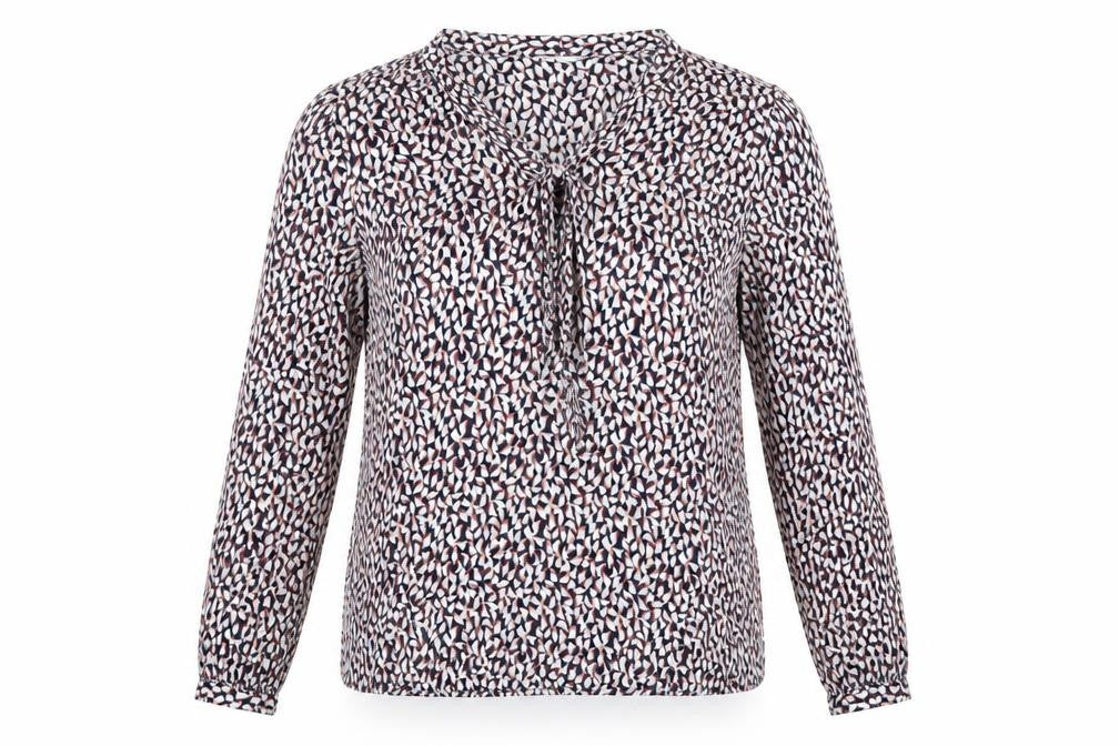 Kaffe Womens Multicoloured Viscose Floral Long Sleeve Blouse Size 10