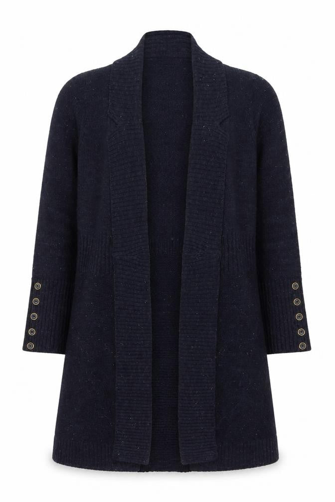 Marks and Spencer Women’s Blue Wool Blend Long Cardigan M