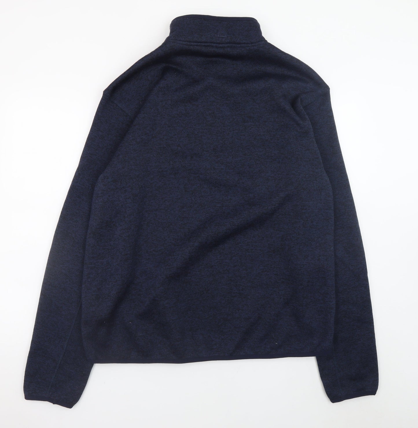 Karrimor Mens Blue XL 1/4 Zip Fleece Pullover Sweatshirt
