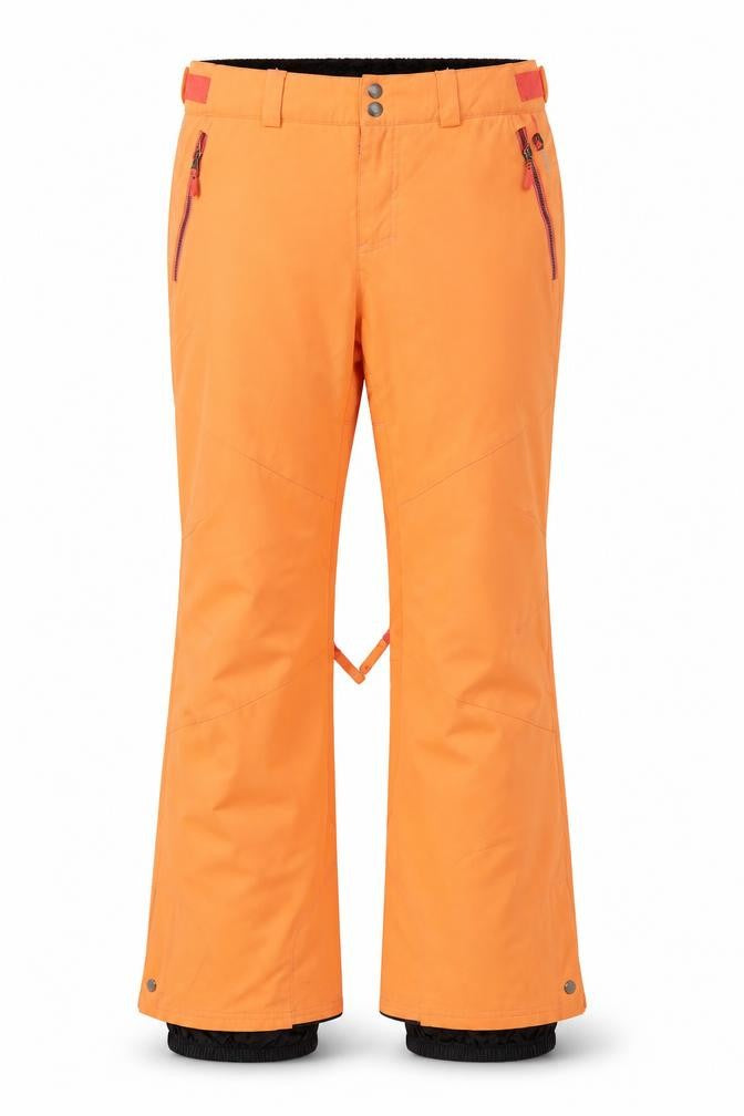 Front view of O'Neill Men's Orange Snow Pants Waterproof Insulated Trousers M