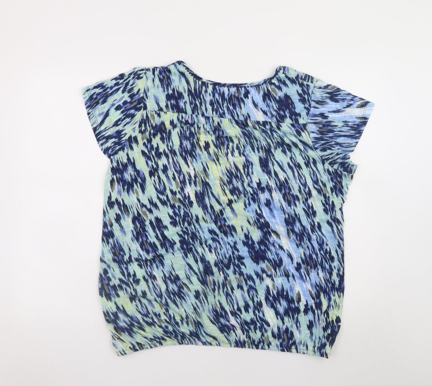 Marks and Spencer Women’s Blue Abstract Tunic Blouse UK 20