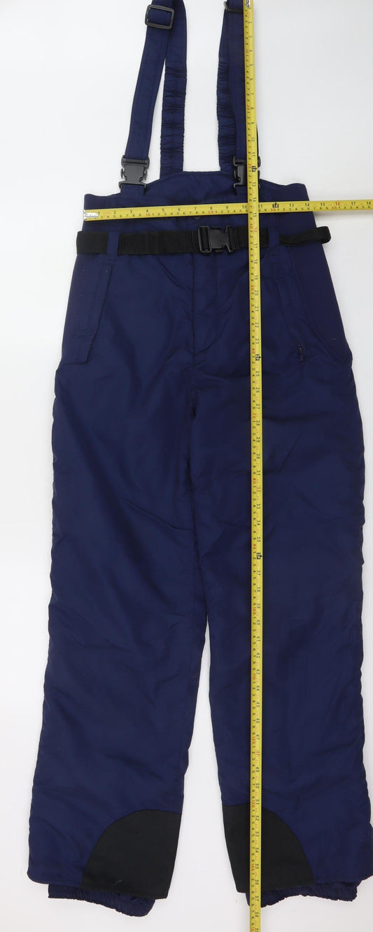 Columbia Men Blue Snow Pants S Waterproof Insulated Winter Trousers