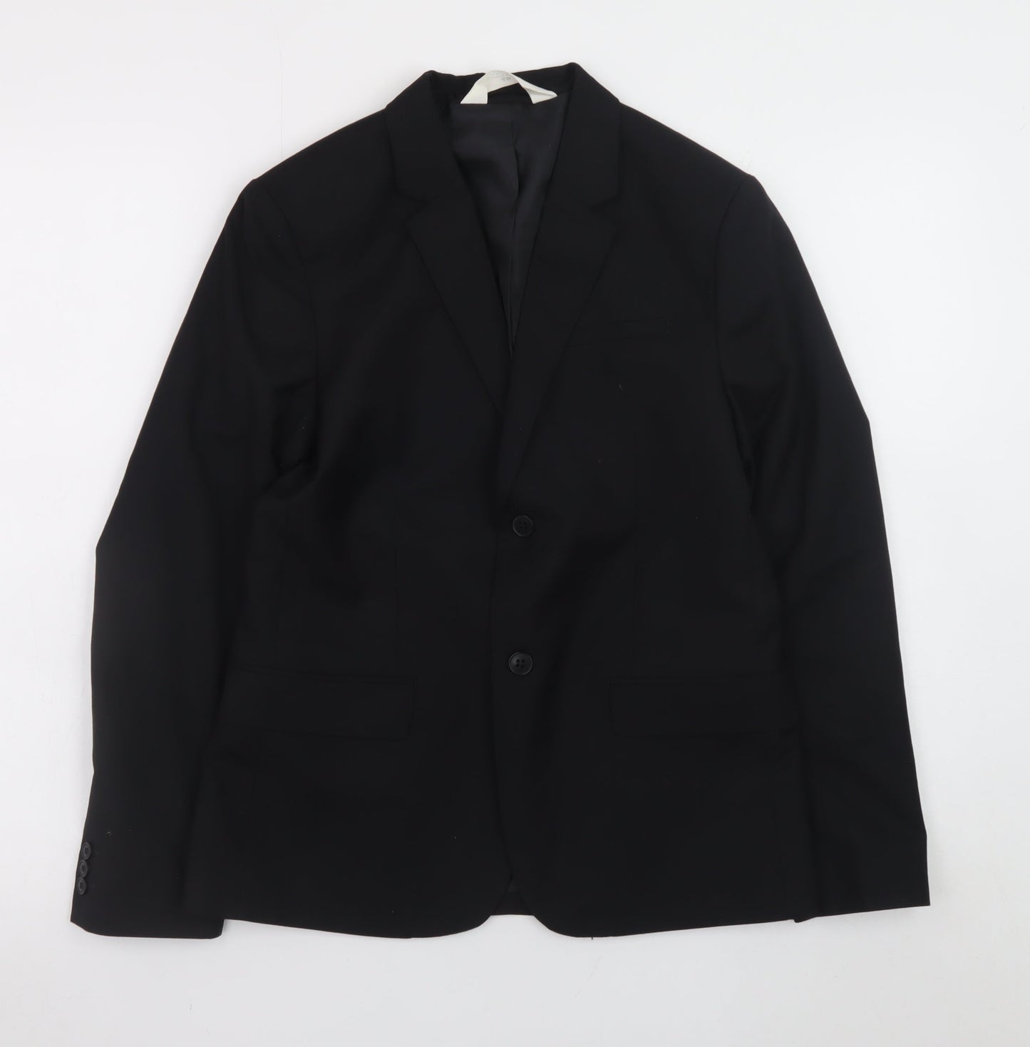 H&M Teens Black Single-Breasted Blazer Size 11-12Y