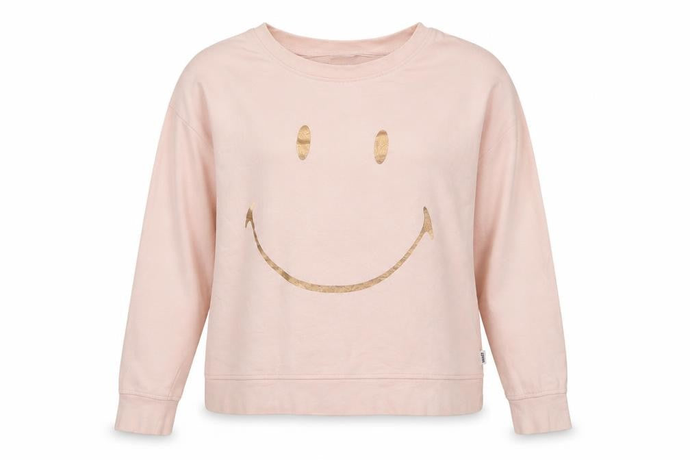 Smiley Originals Teens Pink Pullover Sweatshirt Size 12A