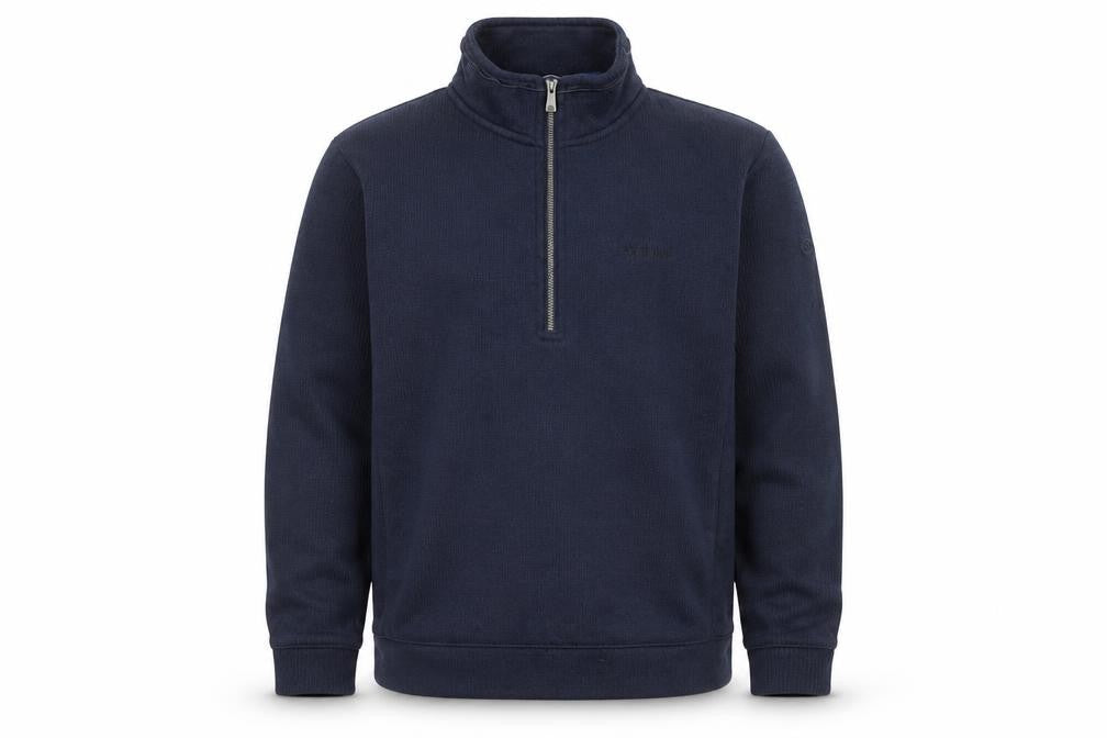 Craghoppers Men Blue M 1/2 Zip Fleece Sweatshirt Outdoor Pullover