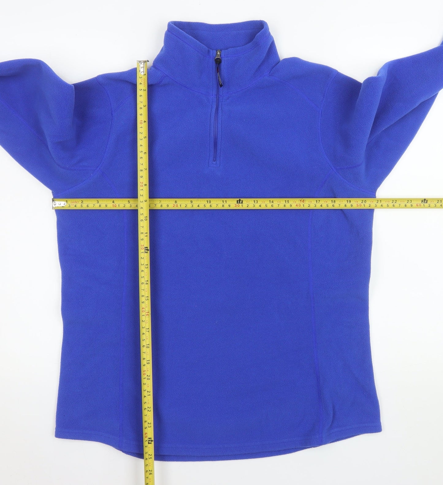 Kirkland Signature Men's Blue Fleece 1/4 Zip Pullover Sweatshirt L