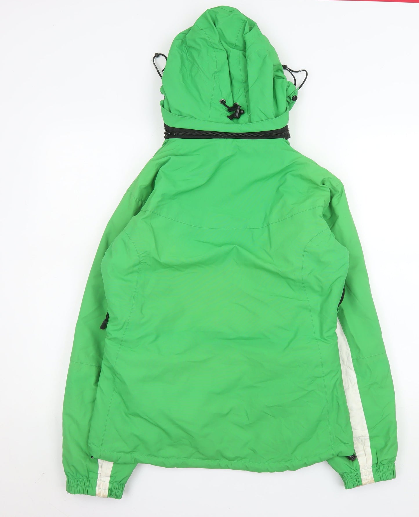 Surfanic Women's Green Ski Jacket Hooded Waterproof Size M