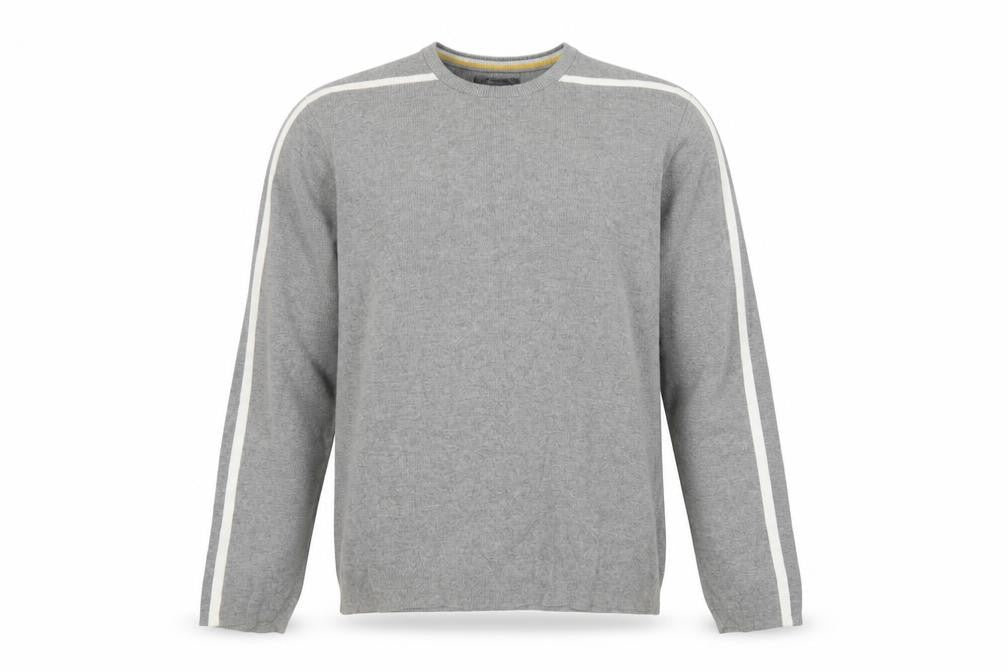 Marks and Spencer Men's Grey Cotton Crew Neck Pullover Jumper L