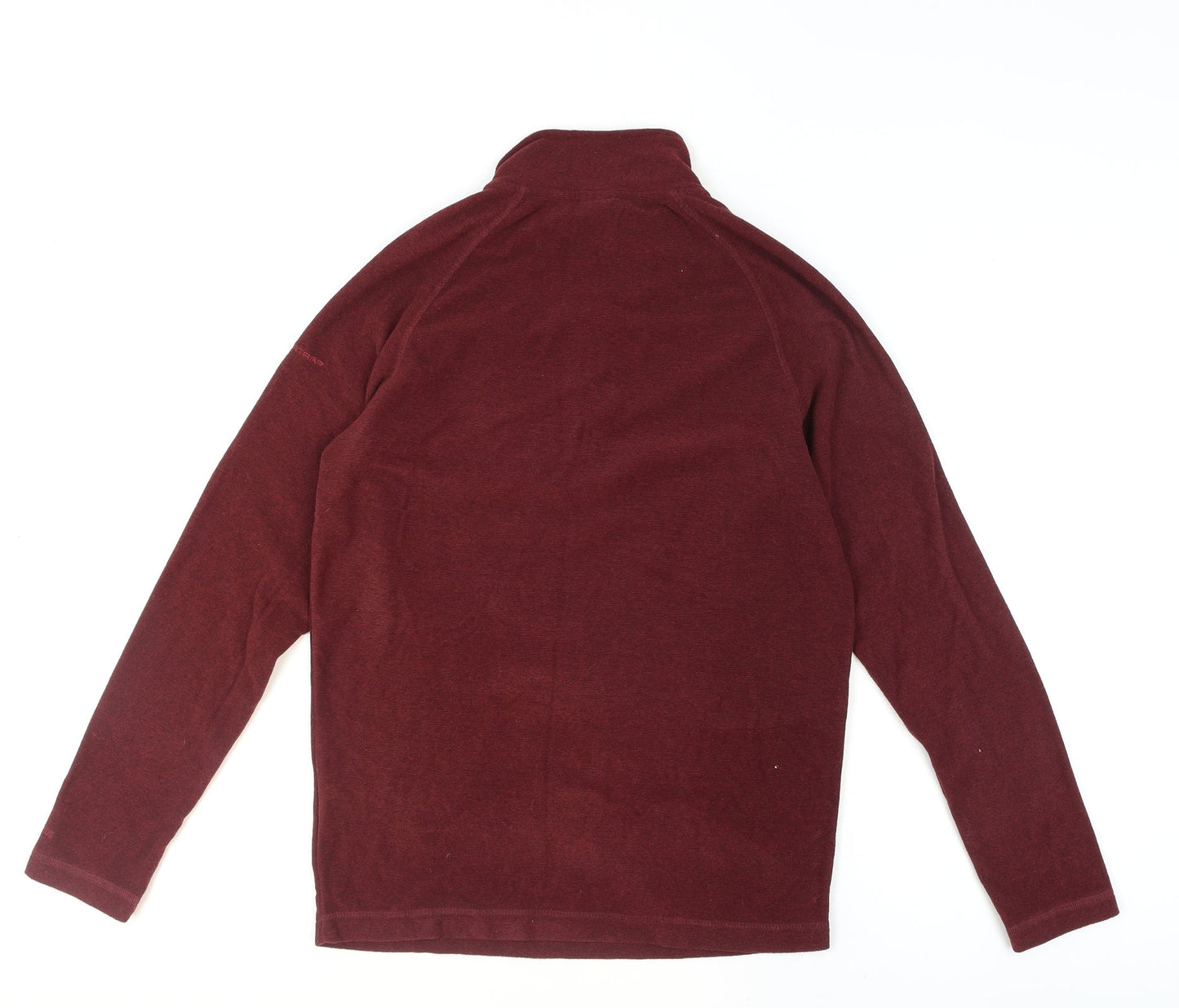Trespass Mens Red 1/2 Zip Fleece Pullover Sweatshirt Size S