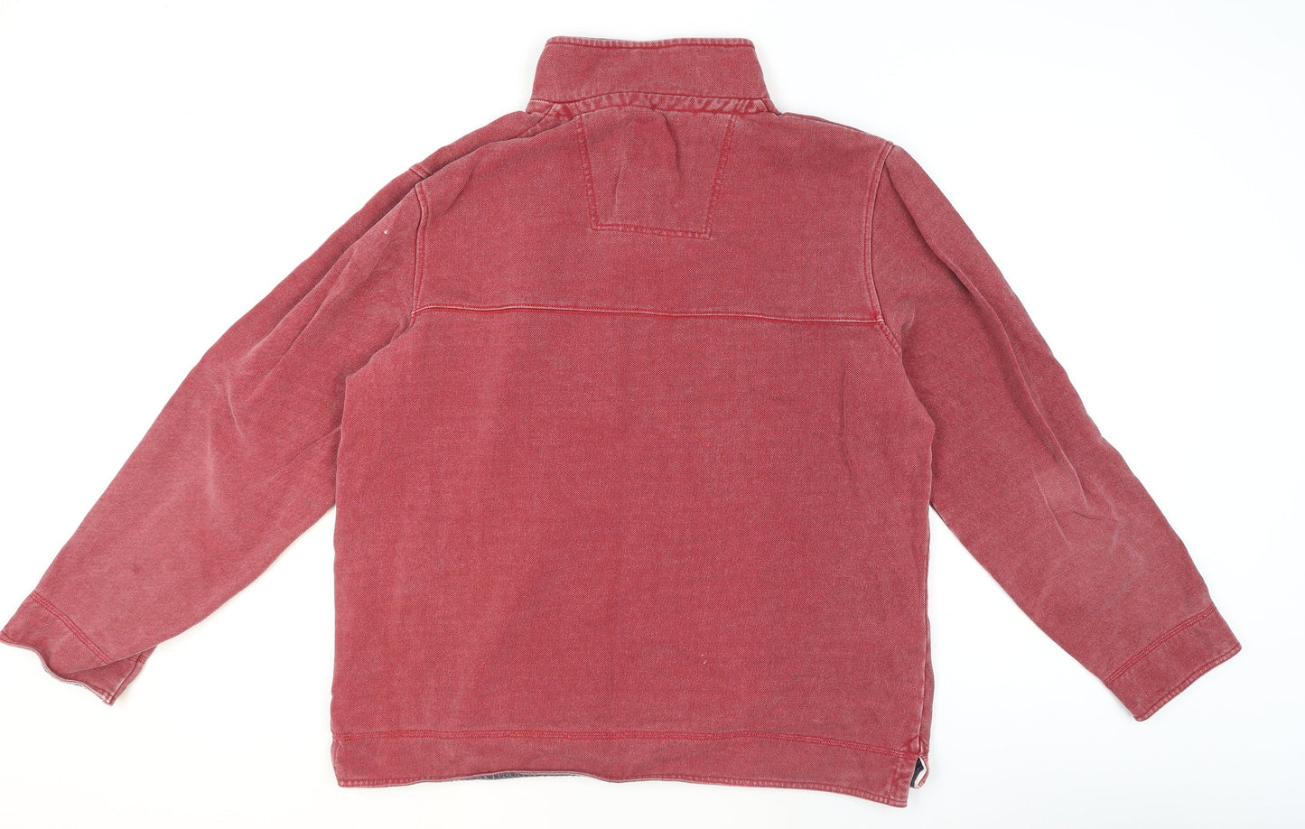 Crew Clothing Company Men Red 2XL Pullover Cotton Sweatshirt