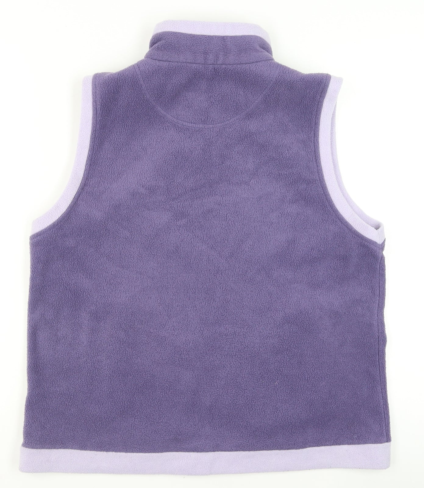 Neutral Territory Women's Purple Fleece Embroidered Waistcoat S