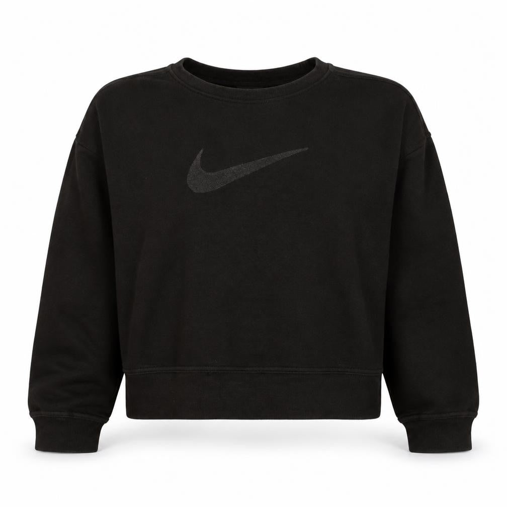 Nike Women's Black Small Crew Neck Pullover Sweatshirt