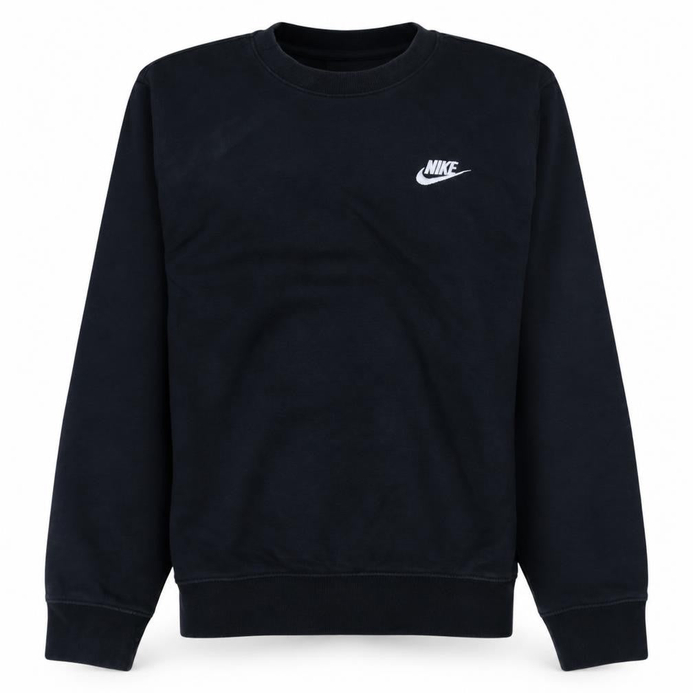 Nike Men's Black XS Crew Neck Logo Pullover Sweatshirt