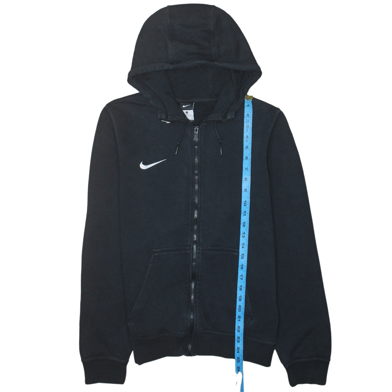 Nike Men's Black Full Zip Hoodie Size S Sportswear Fleece