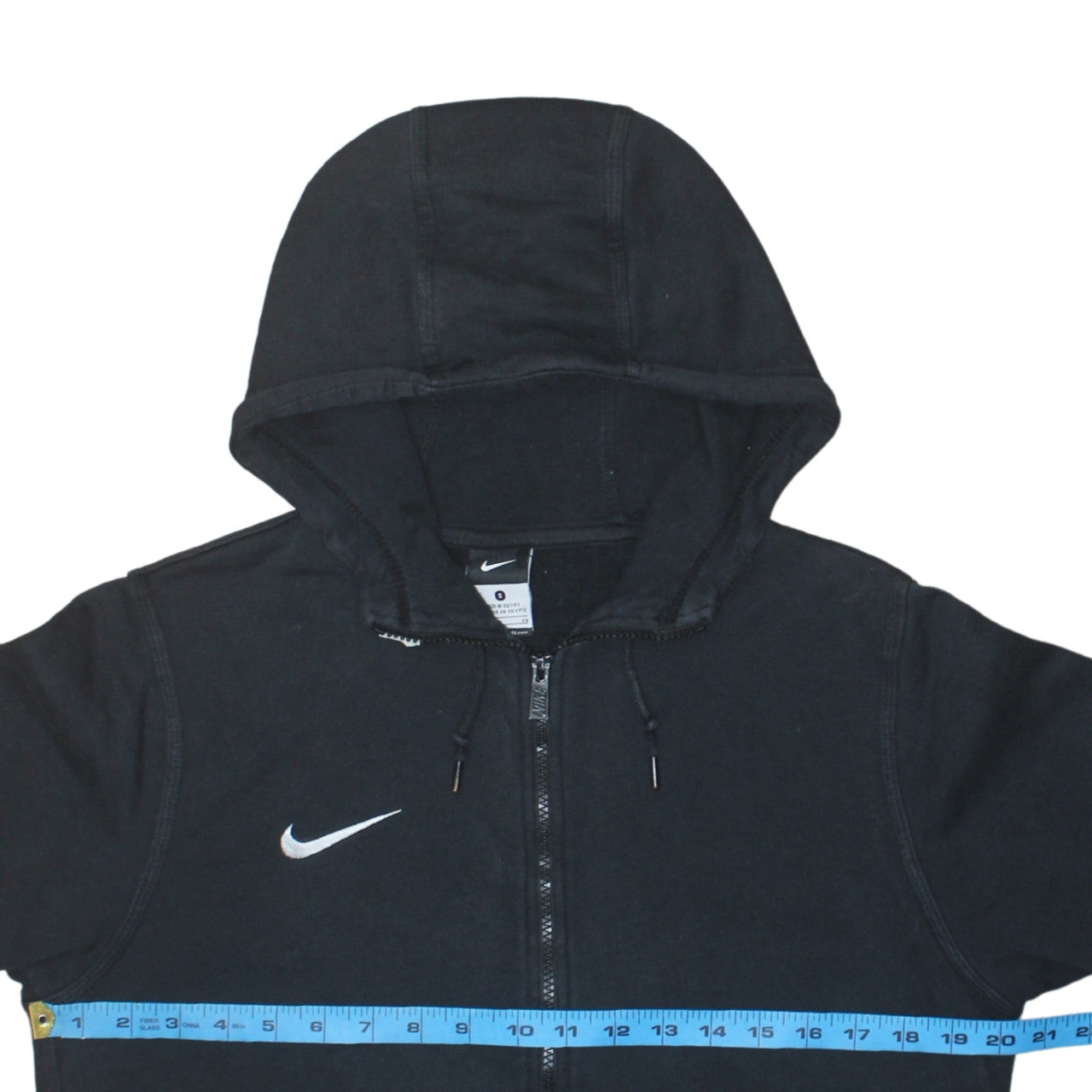 Nike Men's Black Full Zip Hoodie Size S Sportswear Fleece