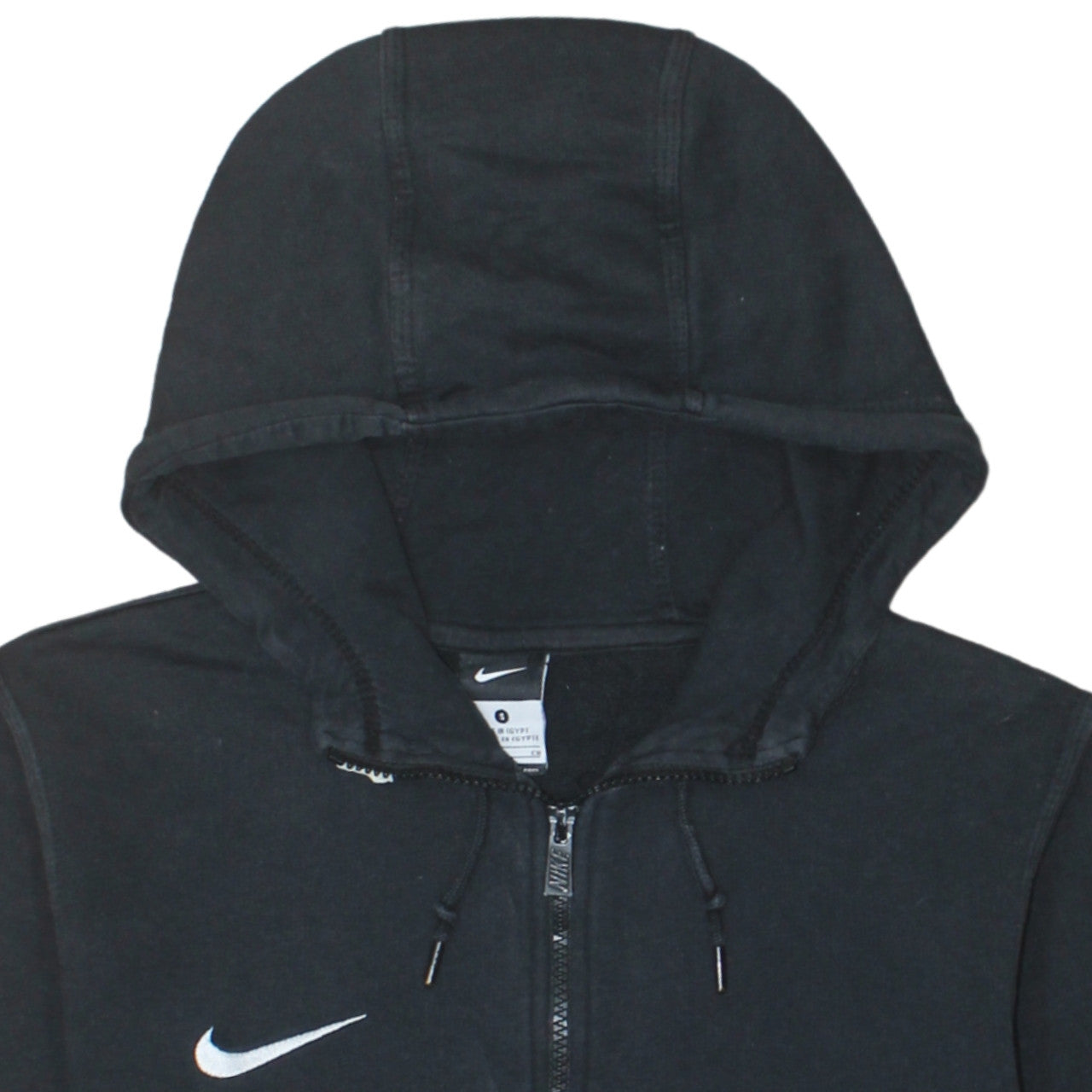 Nike Men's Black Full Zip Hoodie Size S Sportswear Fleece