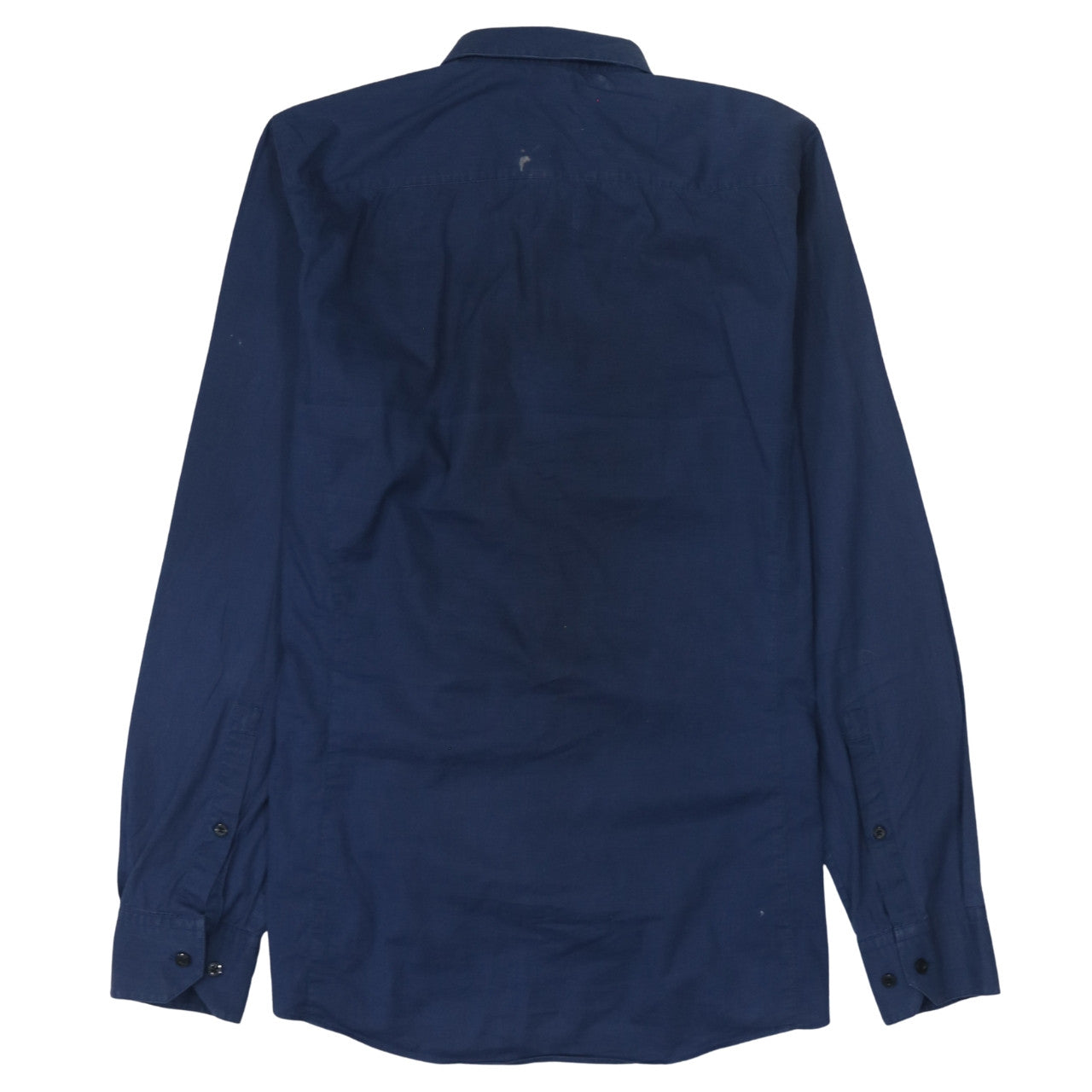 Hugo Boss Men's Blue Extra Slim Cotton Button-Up Shirt M