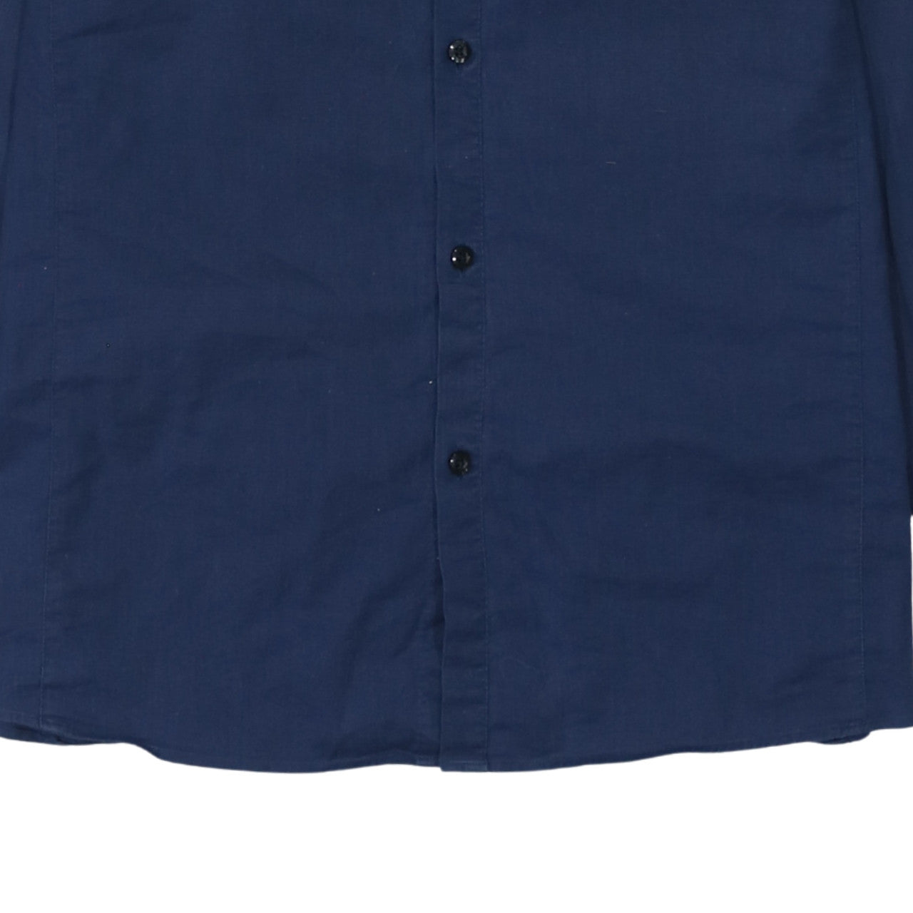 Hugo Boss Men's Blue Extra Slim Cotton Button-Up Shirt M