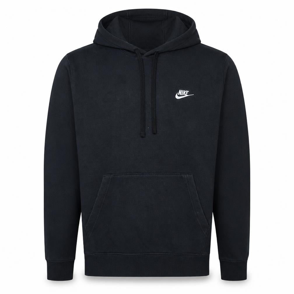 Nike Men’s Black Pullover Hoodie Small Fleece Regular Fit