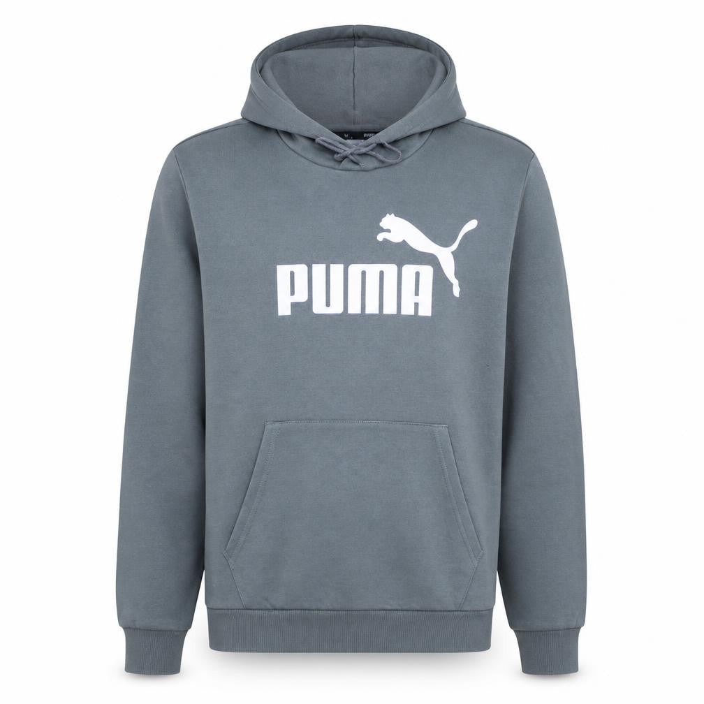 Puma Men's Grey Pullover Hoodie M Regular Fit Sportswear