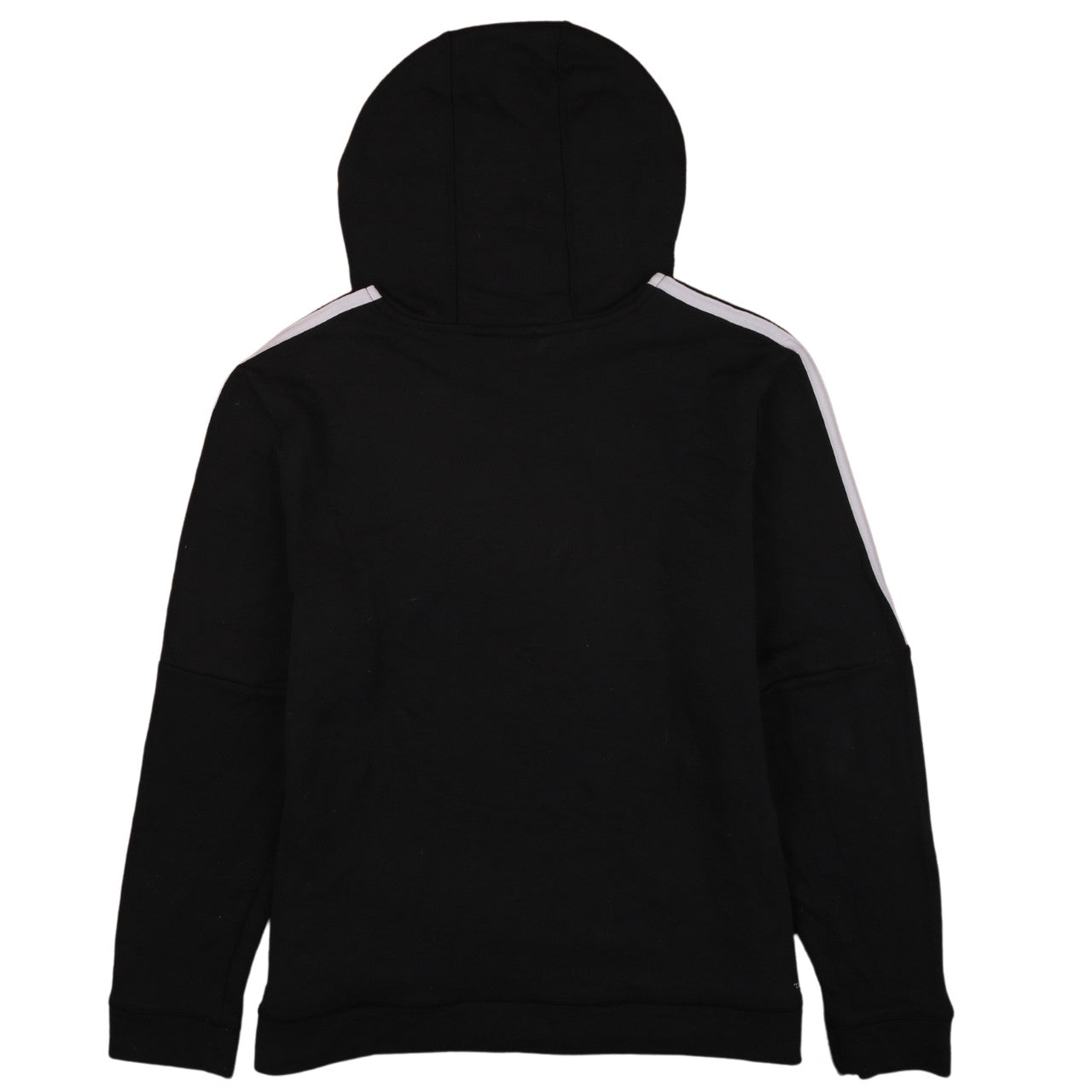 Adidas Womens Black Pullover Hoodie L 16-18 Casual Hooded Sweatshirt
