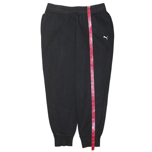 Puma Men's Black Fleece Jogger Sweatpants Size M