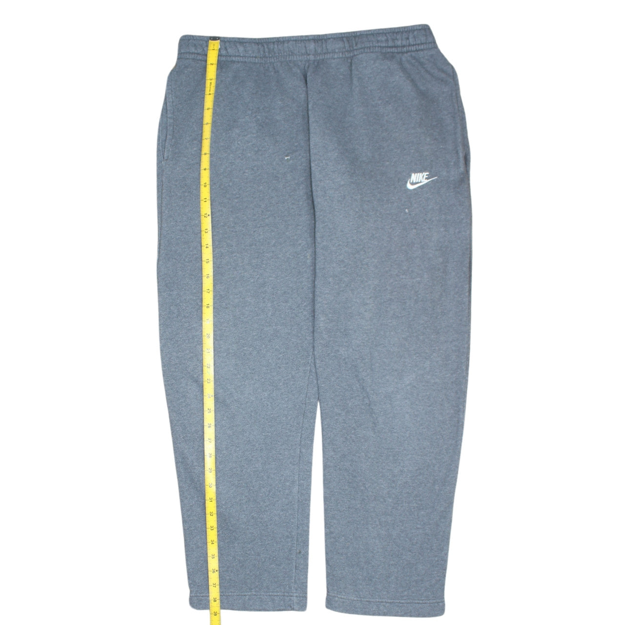 Nike Men's Grey Fleece Sweatpants XL Regular Fit Joggers