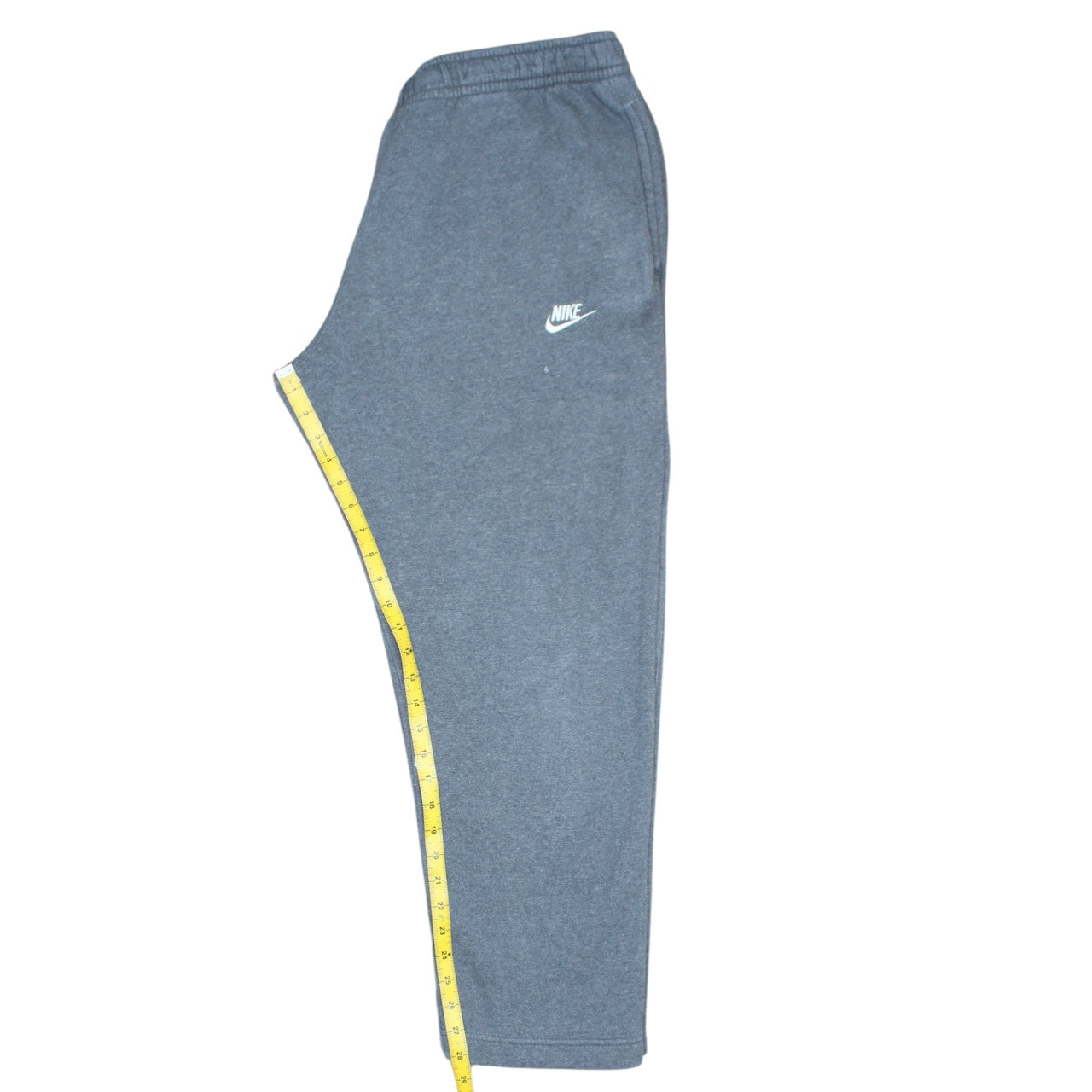 Nike Men's Grey Fleece Sweatpants XL Regular Fit Joggers